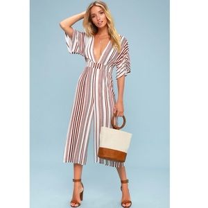 Hook, Line, & Sinker Lulu’s Rust Red Jumpsuit